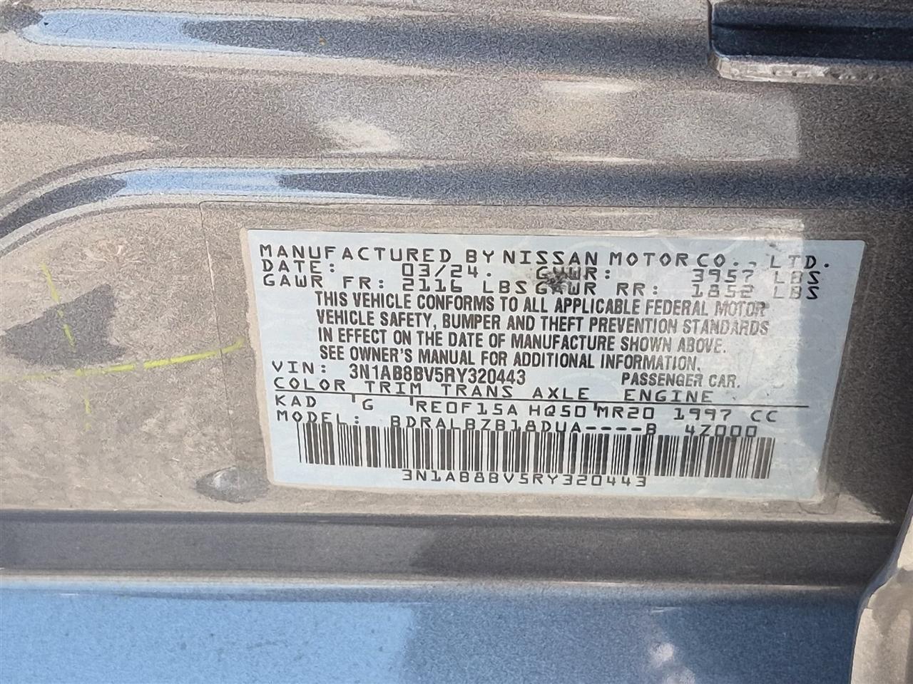 Nissan Sentra S 2024