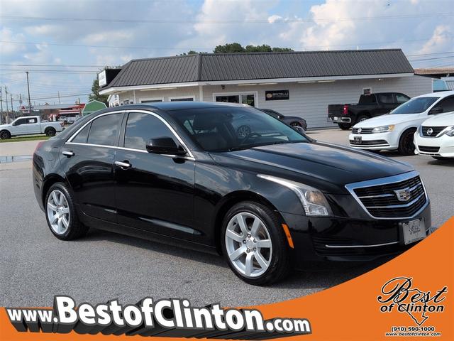 Black 2016 Cadillac ATS Sedan Rear-Wheel Drive 8-Speed Automatic