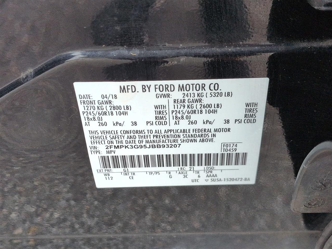 Ford Edge  2018