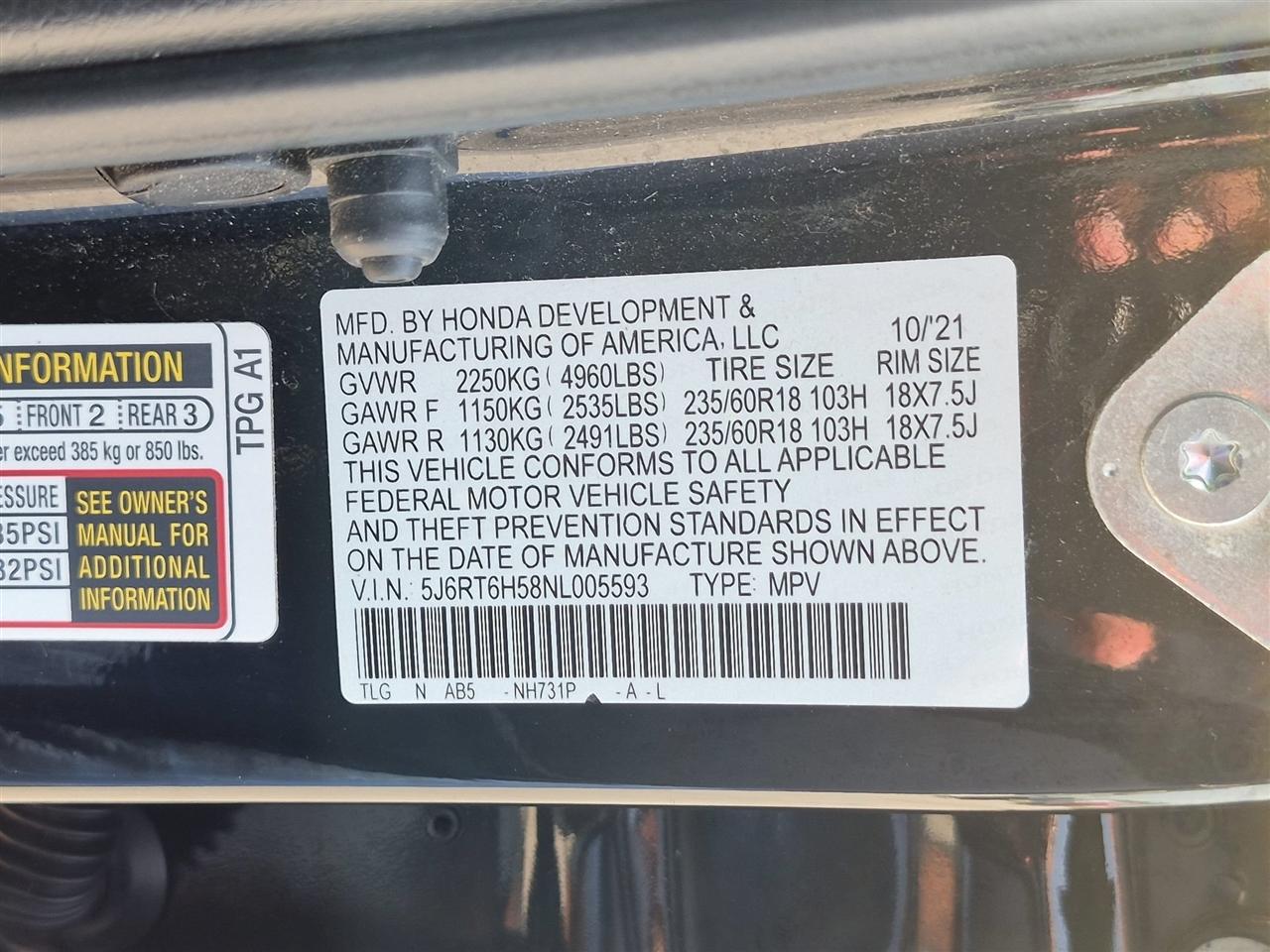 Honda CR-V Hybrid  2022
