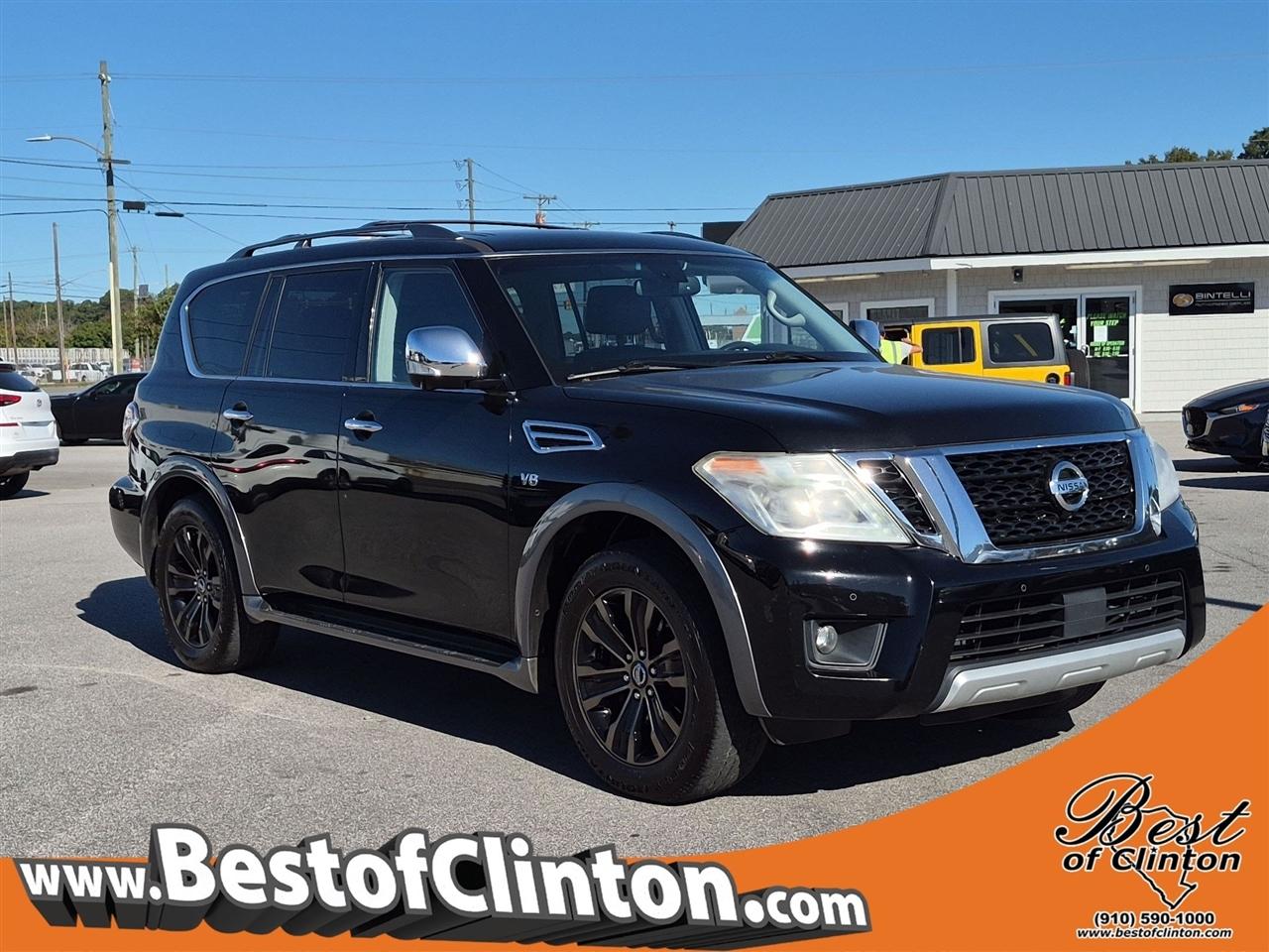 Black 2017 Nissan Armada SUV / Crossover Four-Wheel Drive 7-Speed Automatic