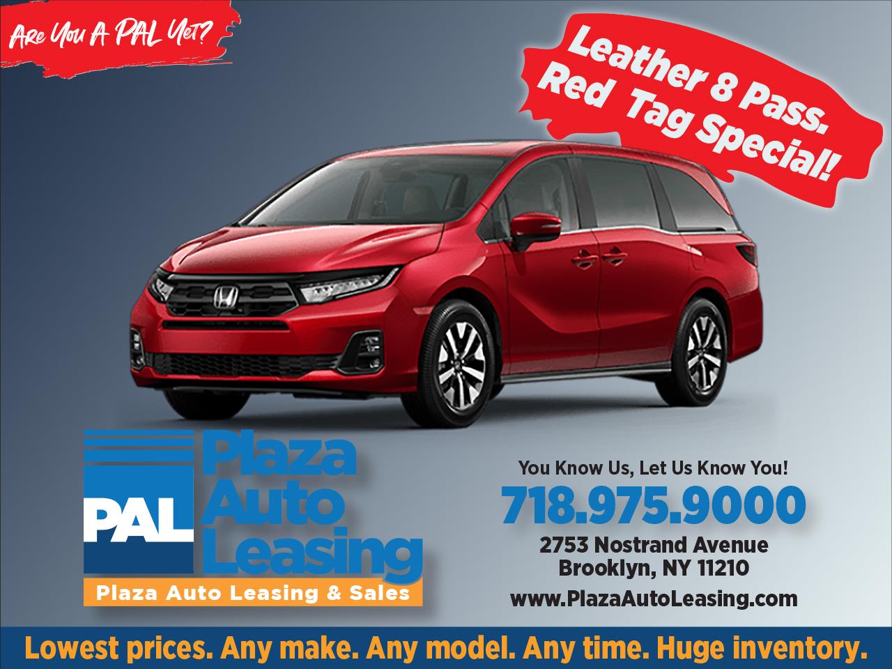 2026 Honda Odyssey EX-L "RED TAG"