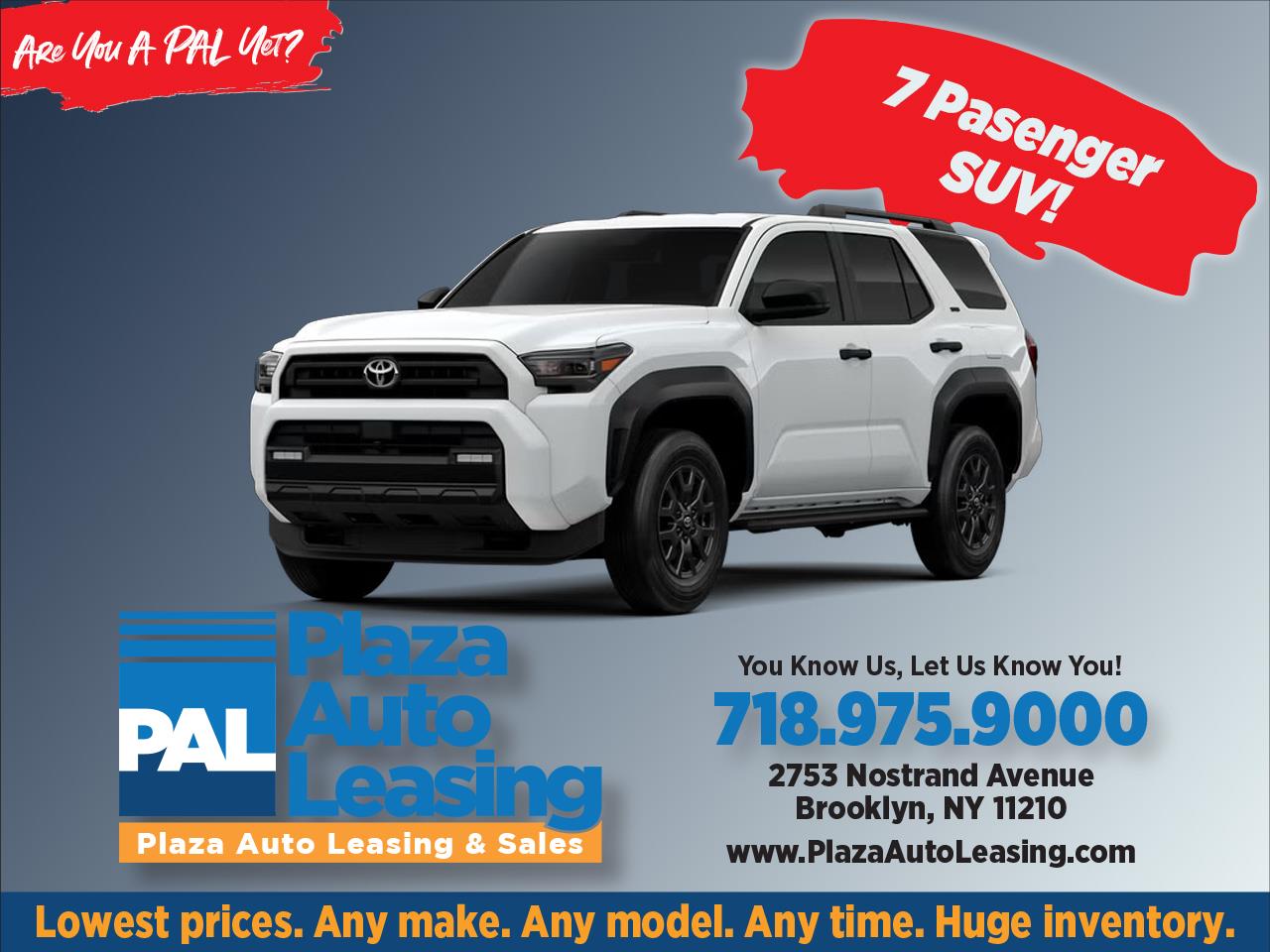 2026 Toyota 4runner 4WD SR5