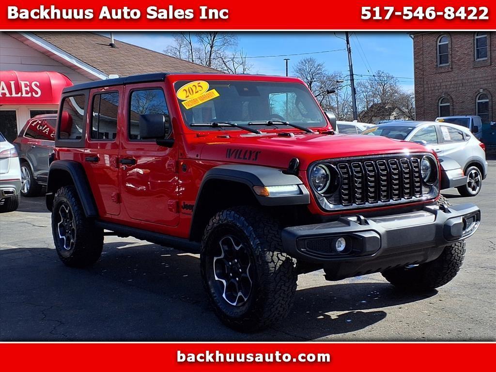 Jeep Wrangler Willys 4 Door 4x4 2025