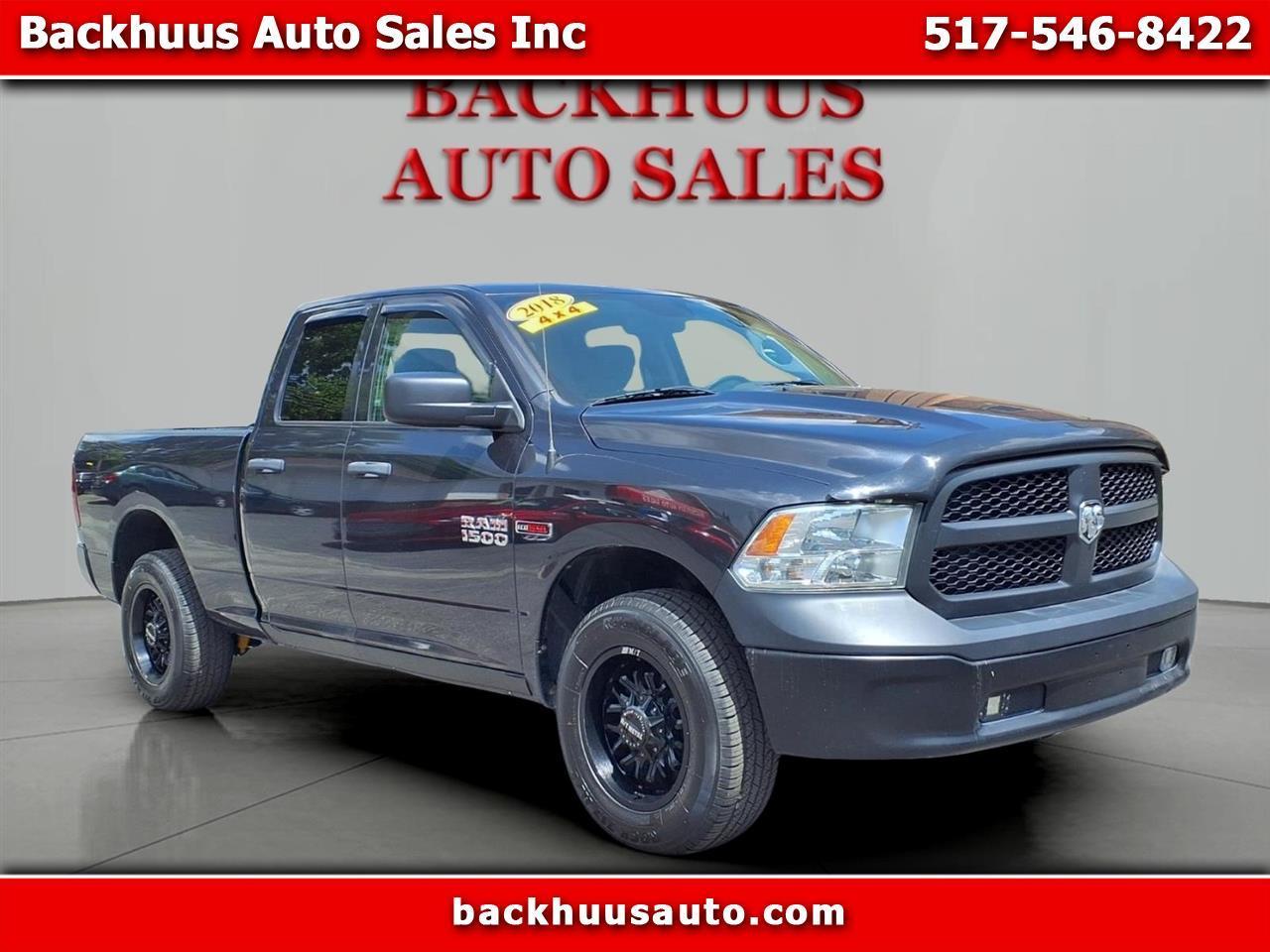 2018 RAM 1500 Tradesman 4x4 Quad Cab 6'4" Box