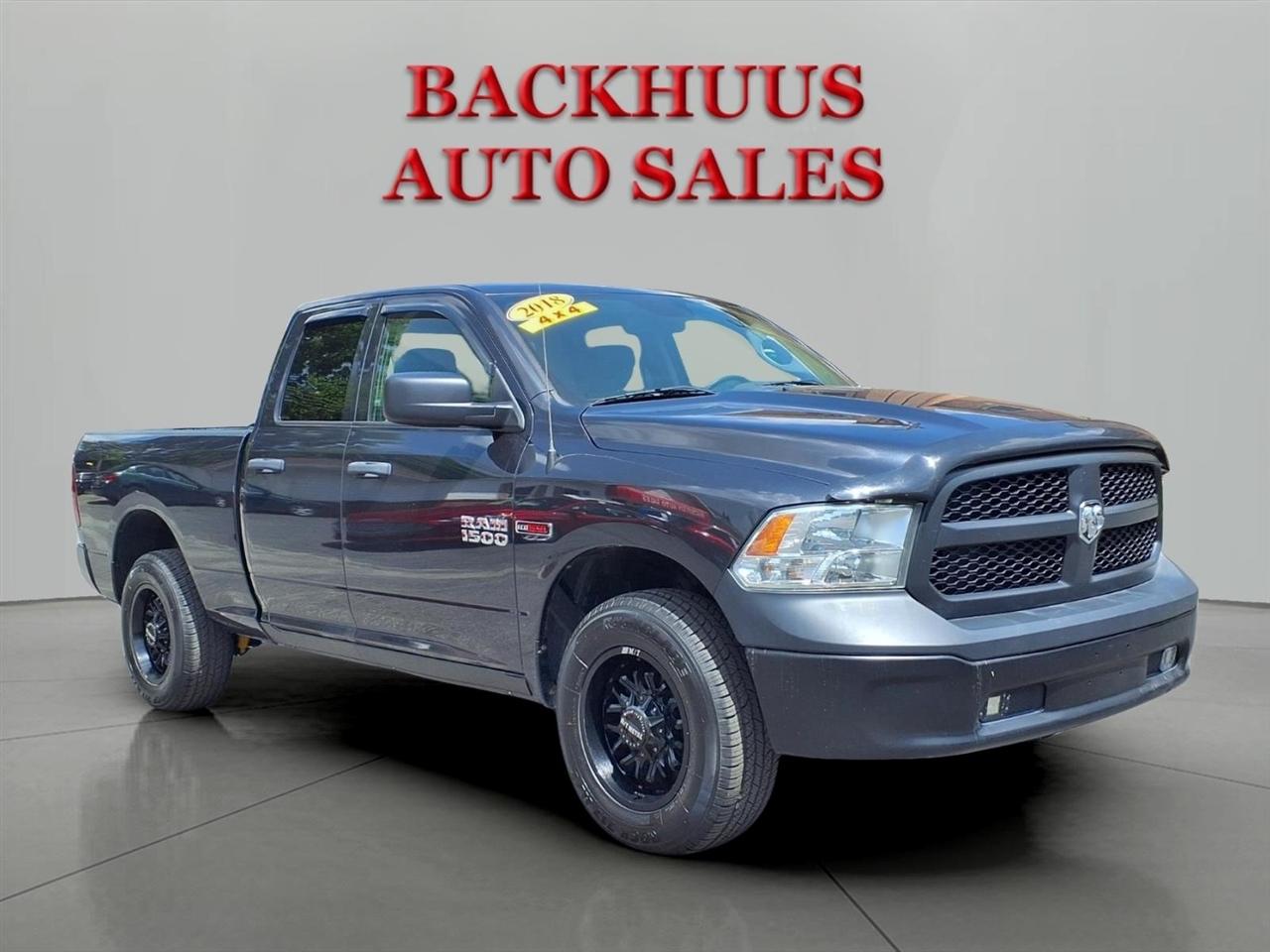 2018 RAM 1500 Tradesman 4x4 Quad Cab 6'4" Box