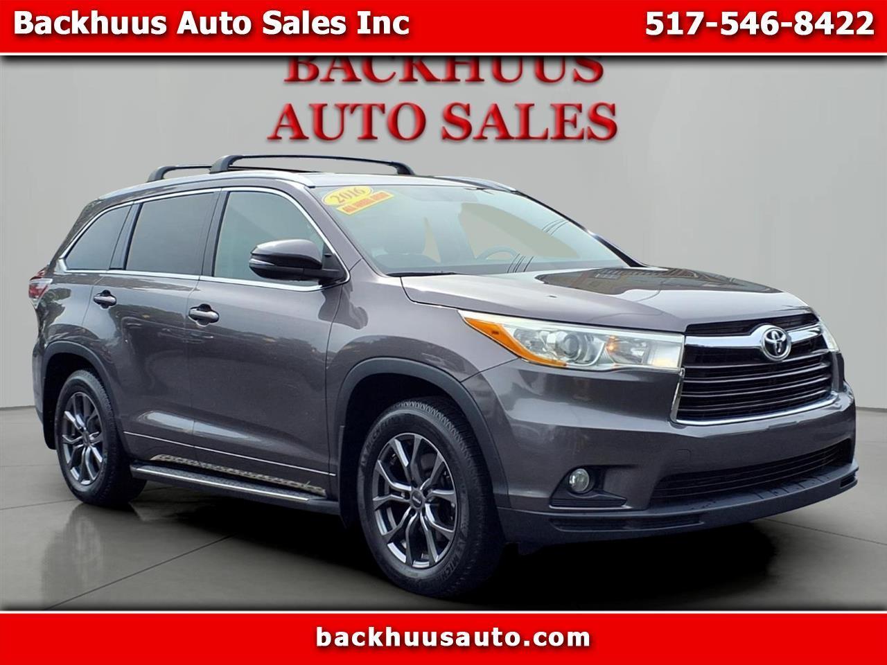 Toyota Highlander AWD 4dr V6 XLE (Natl) 2016