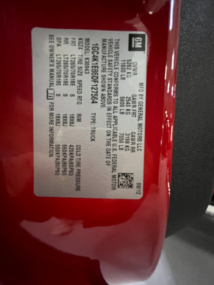 Chevrolet Silverado 3500HD LTZ Crew Cab 4WD 2013