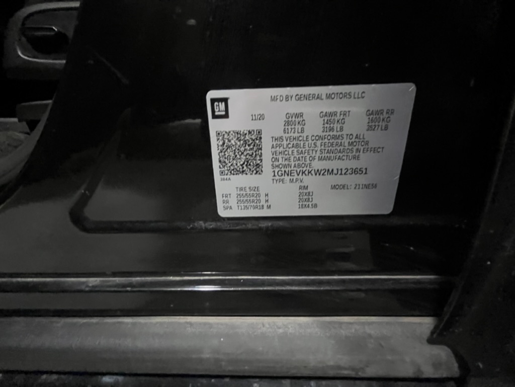 Chevrolet Traverse Premier AWD 2021