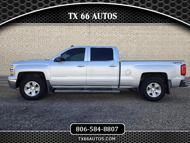 Silver 2015 Chevrolet Silverado 1500 Pickup Truck Four-Wheel Drive 6-Speed Automatic