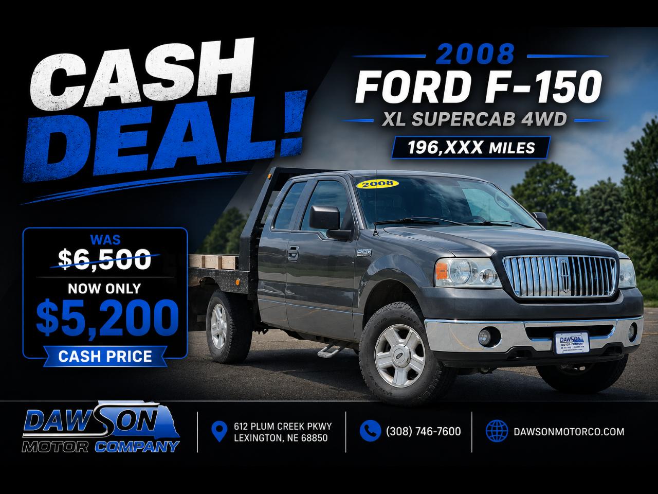 2008 Ford F-150 XL SuperCab 4WD