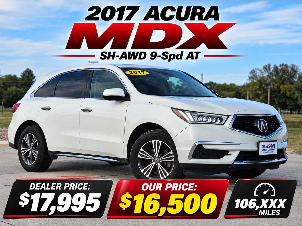 2017 Acura MDX SH-AWD 9-Spd AT