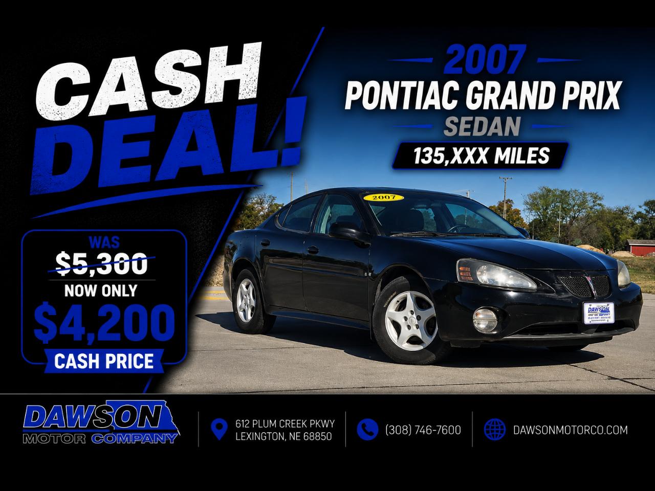  2007 Pontiac Grand Prix Base   