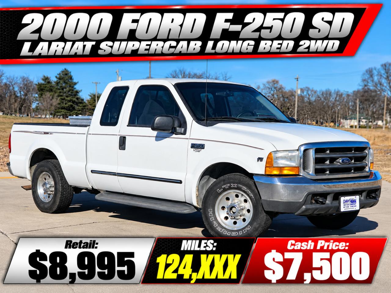 2000 Ford F-250 SD Lariat SuperCab Long Bed 2WD