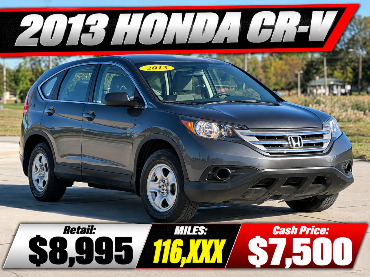 Honda CR-V LX 4WD 5-Speed AT 2013