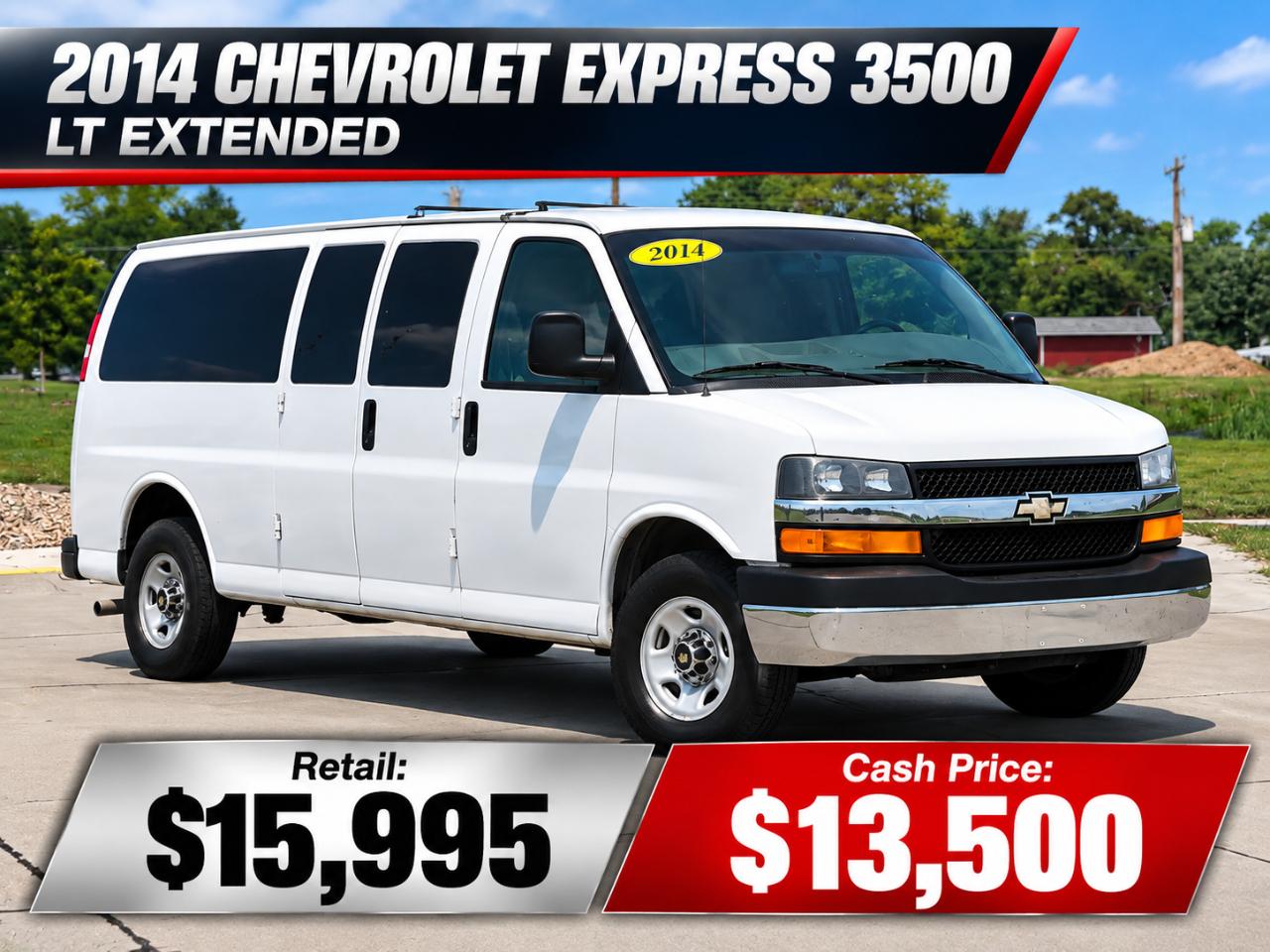 2014 Chevrolet Express LT 3500 Extended
