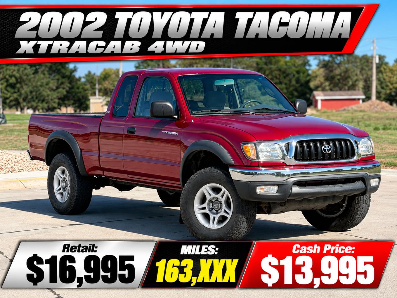 Toyota Tacoma Xtracab 4WD 2002