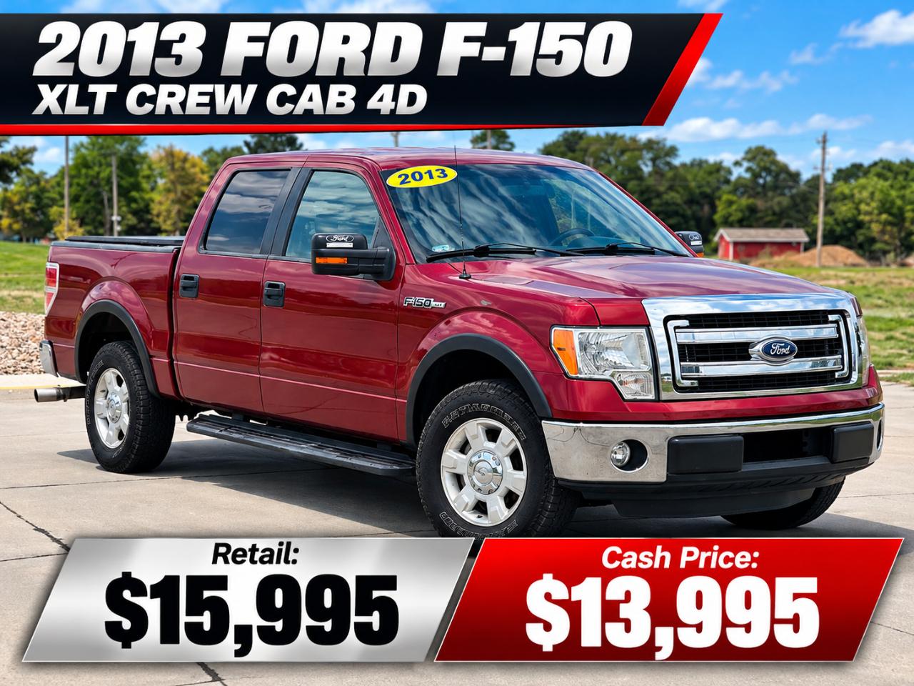 2013 Ford F-150 XLT Crew Cab 4D
