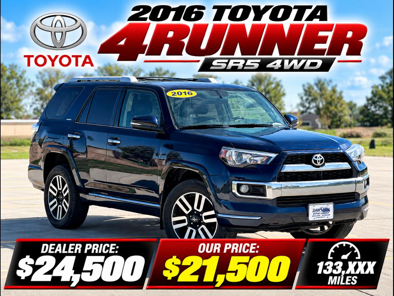 Toyota 4Runner SR5 4WD 2016