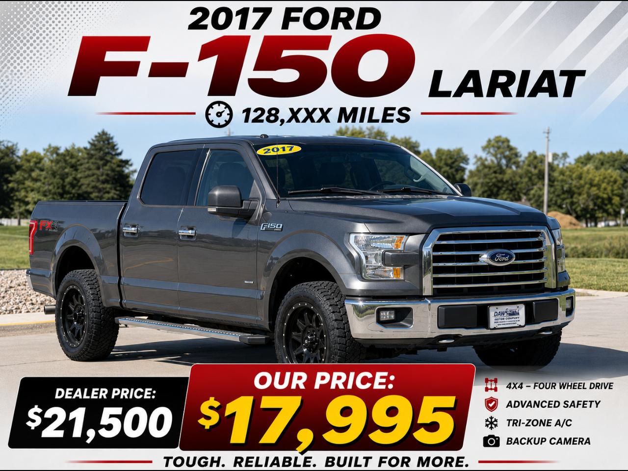 Ford F-150 Lariat SuperCrew 6.5-ft. Bed 4WD 2017