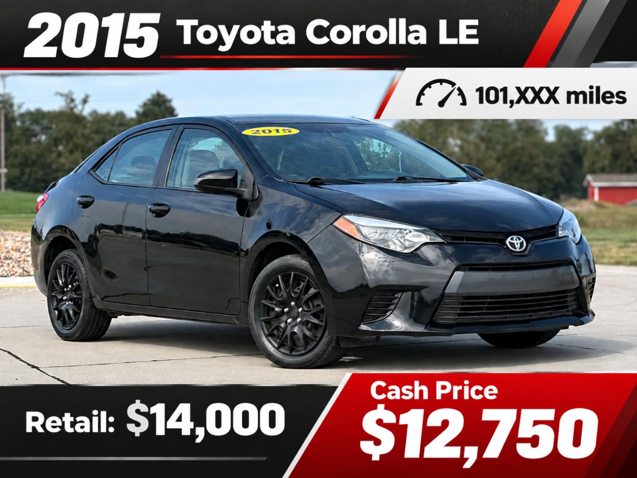 Toyota Corolla LE 4D Sedan 2015