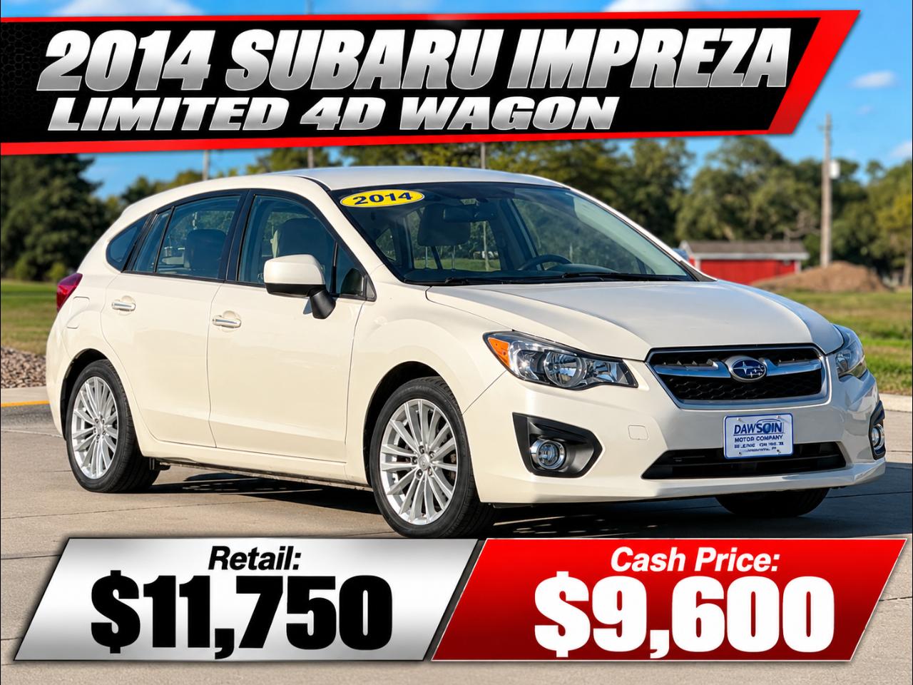 Subaru Impreza Limited 4D Wagon 2014