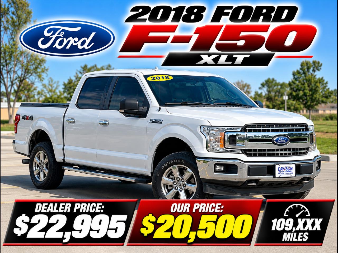 Ford F-150 XLT SuperCrew 5.5-ft. Bed 4WD 2018