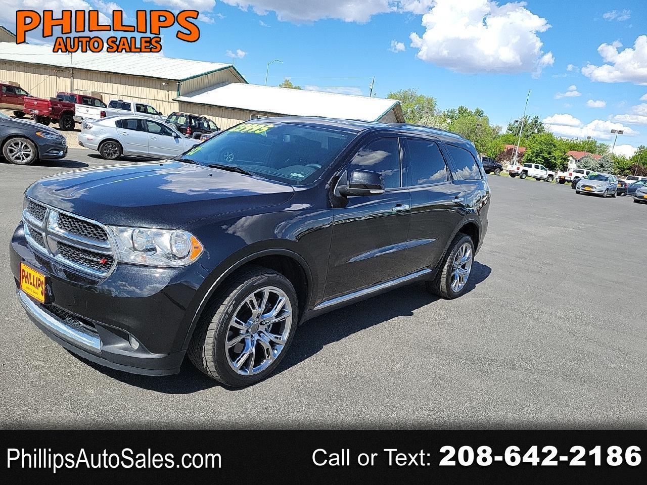 Used 2013 Dodge Durango AWD 4dr Crew for Sale in PAYETTE ID 83661