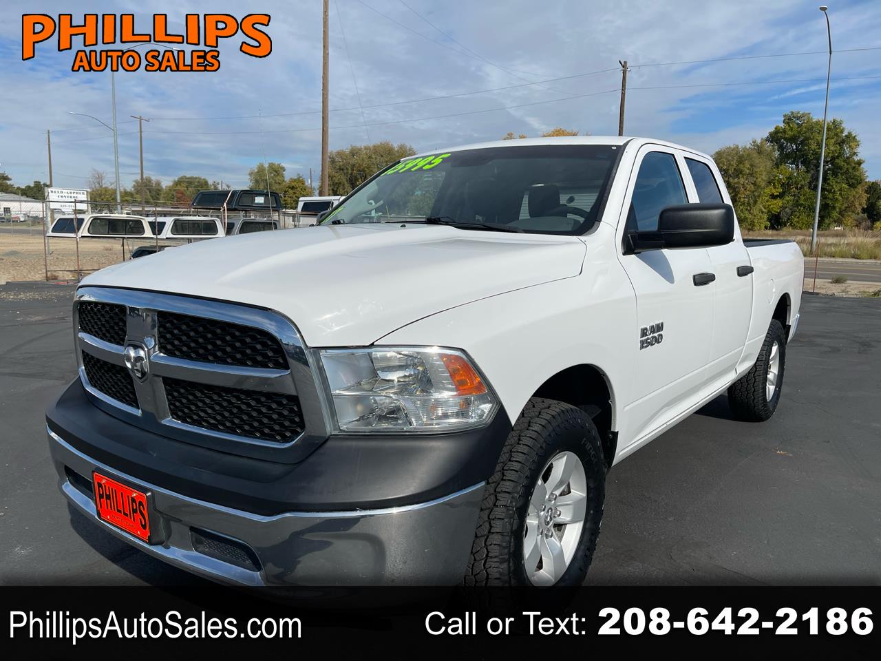 2017 RAM 1500 Tradesman 4x4 Quad Cab 6'4" Box
