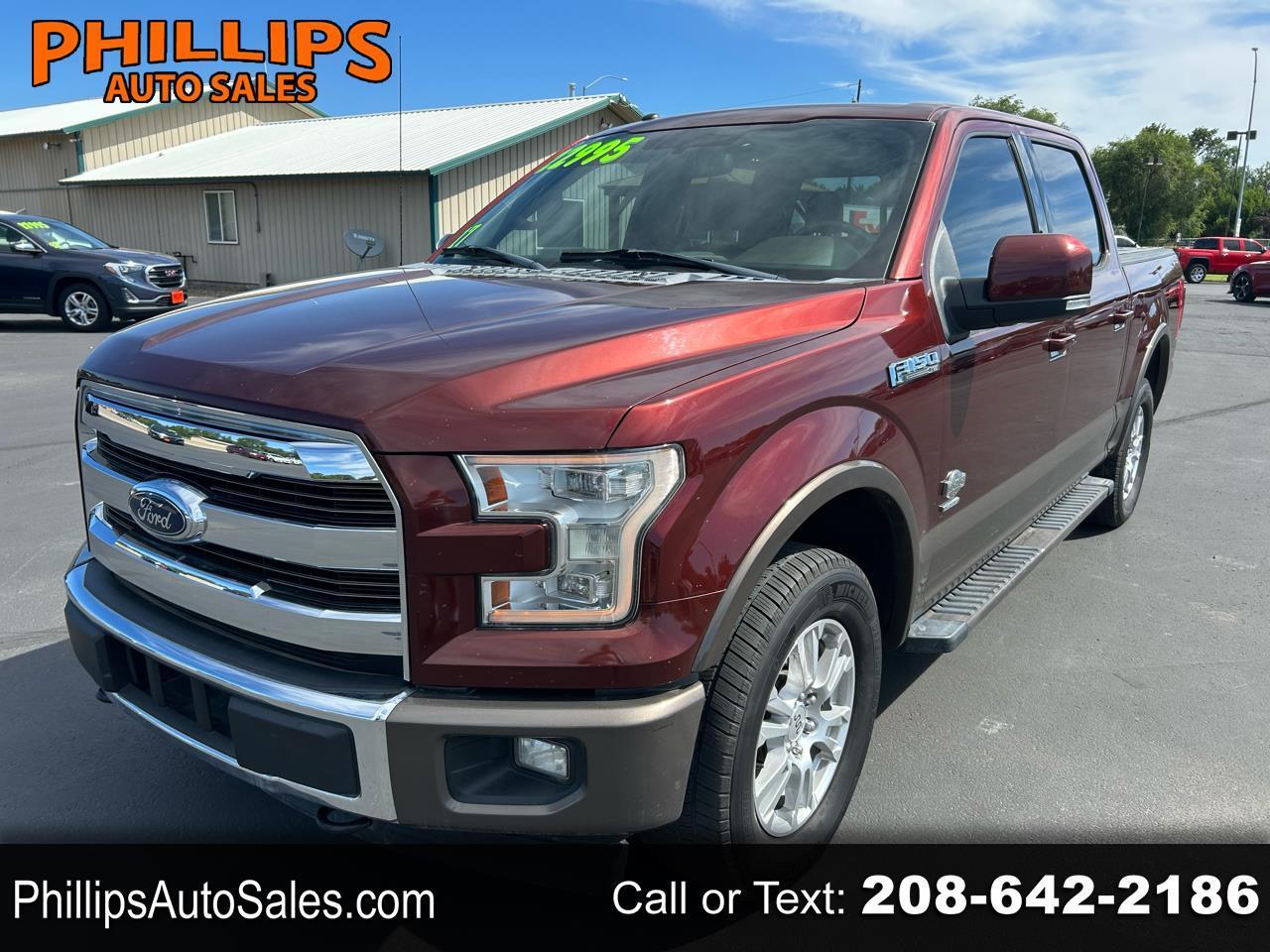 2017 Ford F-150 King Ranch 4WD SuperCrew 5.5' Box