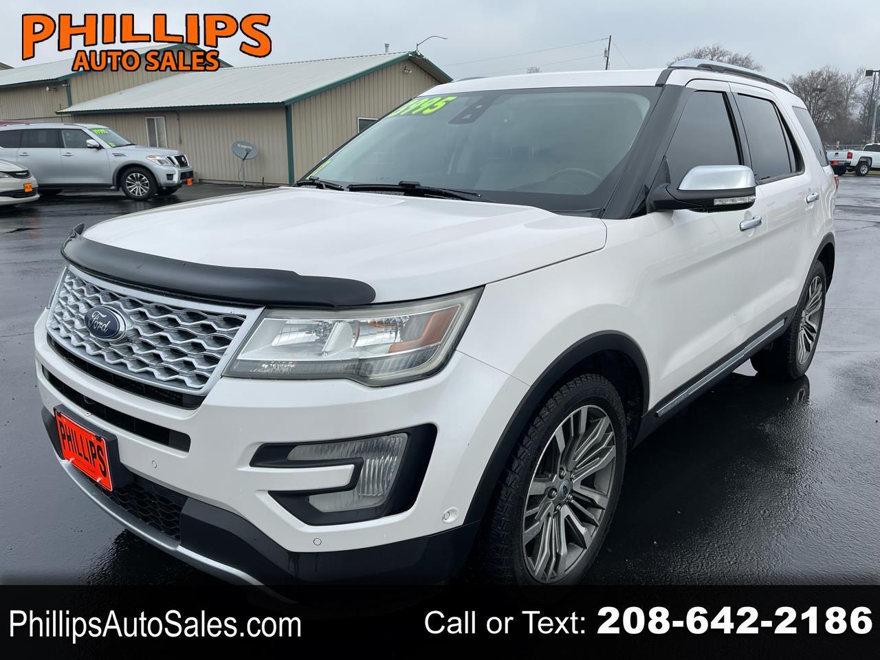 2017 Ford Explorer Platinum 4WD