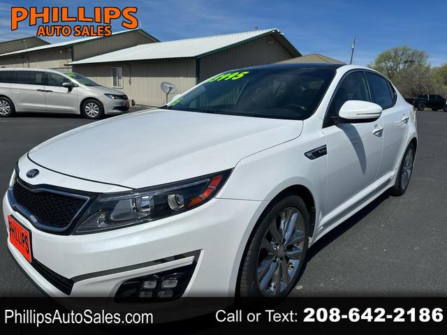 White 2015 Kia Optima SXL Turbo Sedan Front-Wheel Drive Automatic