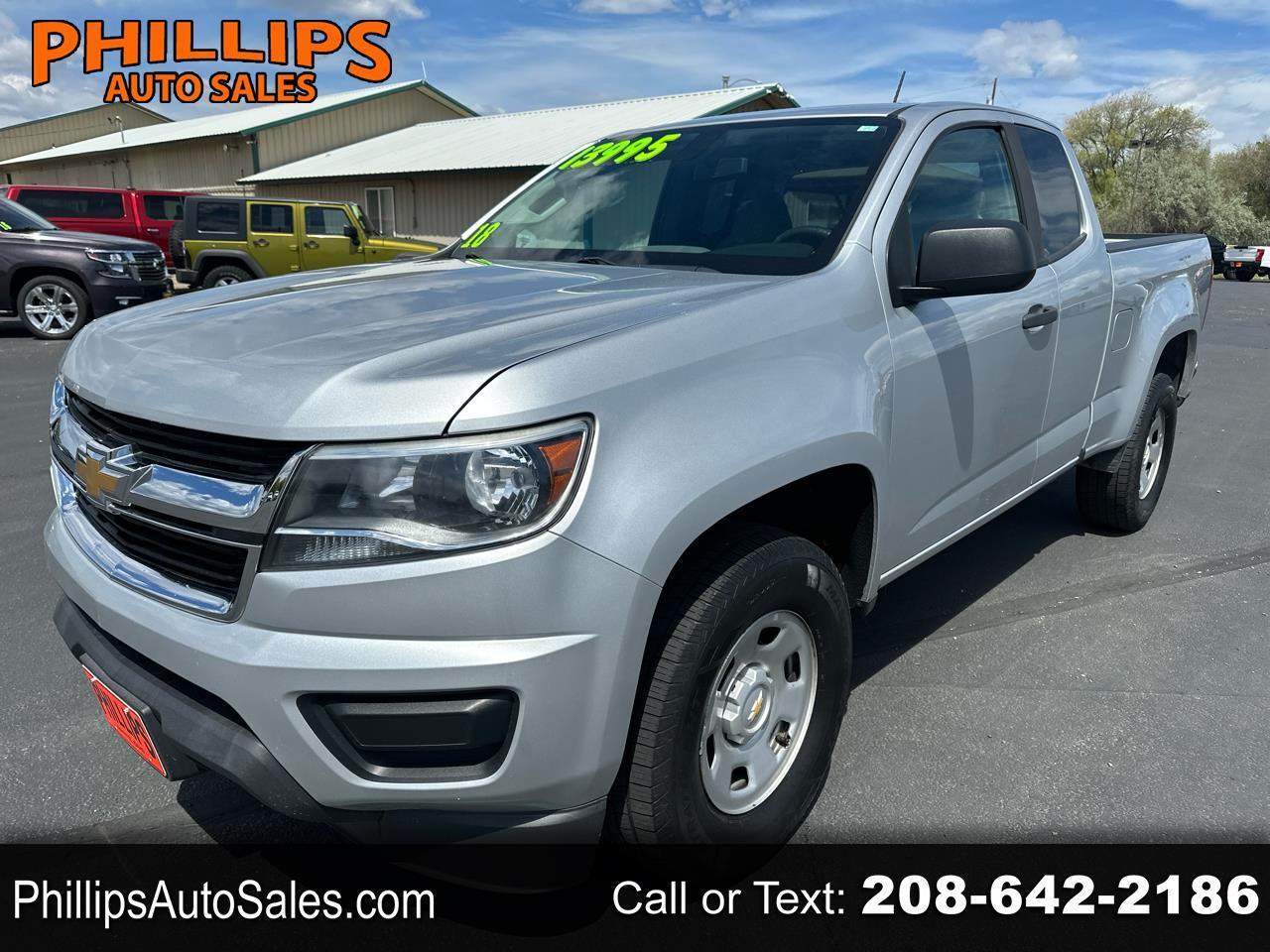 2018 Chevrolet Colorado 2WD Ext Cab 128.3" Work Truck