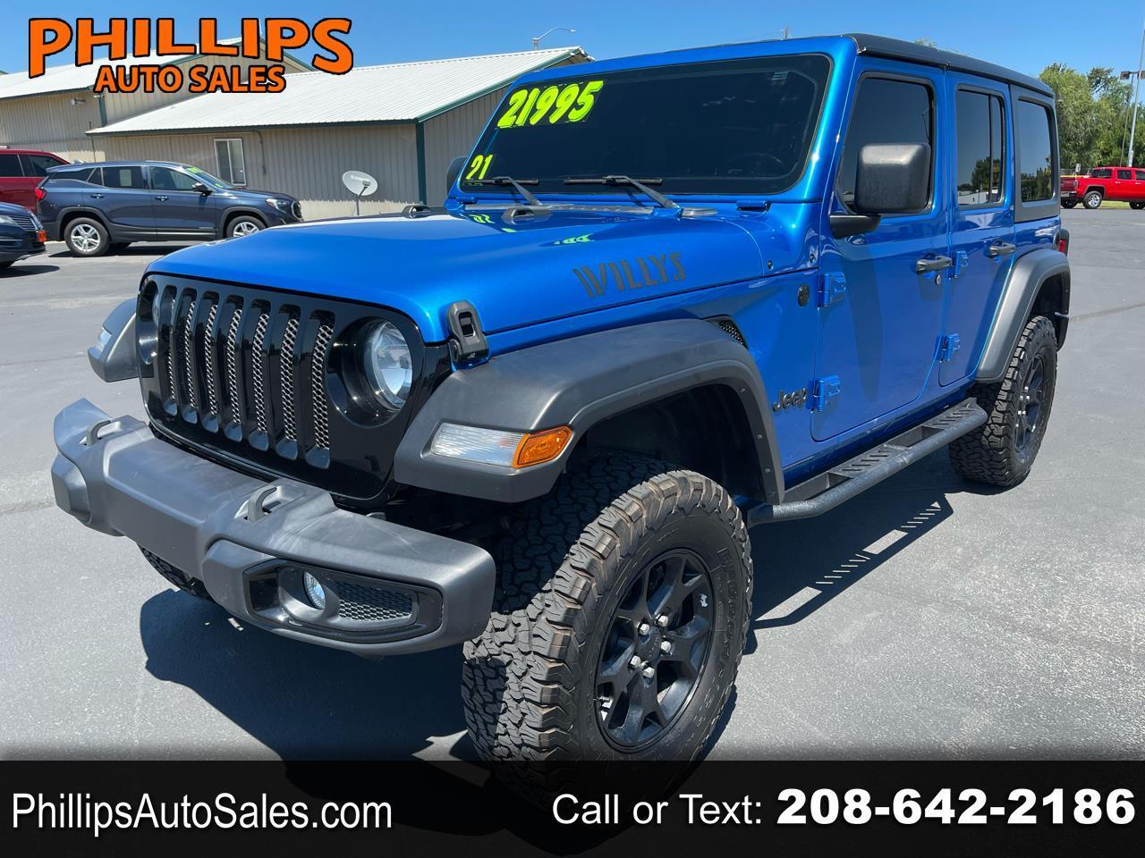 2021 Jeep Wrangler Unlimited Willys Sport 4x4
