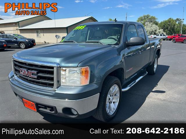 Green 2008 GMC Sierra 1500 Pickup Truck Four-Wheel Drive Automatic