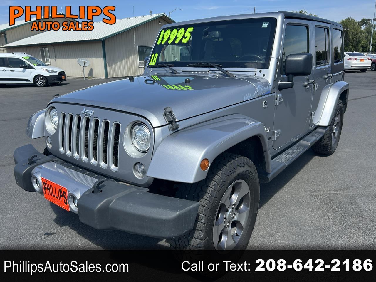2018 Jeep Wrangler JK Unlimited Sahara 4x4