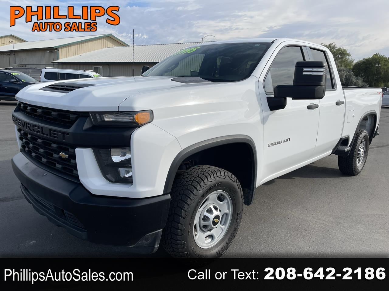 2020 Chevrolet Silverado 2500HD 4WD Double Cab 149" Work Truck