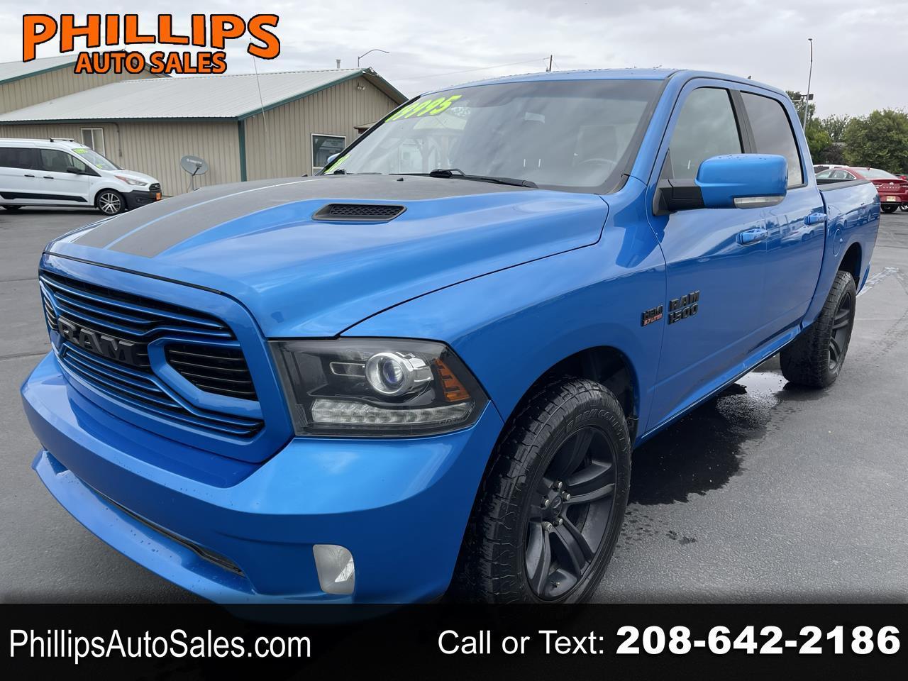 2018 RAM 1500 Sport 4x4 Crew Cab 5'7" Box *Ltd Avail*