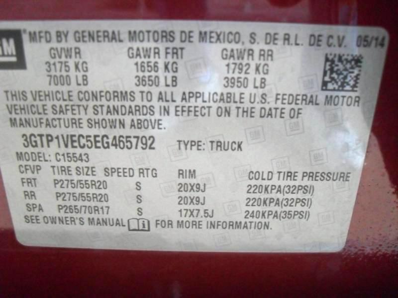 GMC Sierra 1500 SLT Crew Cab 2WD 2014