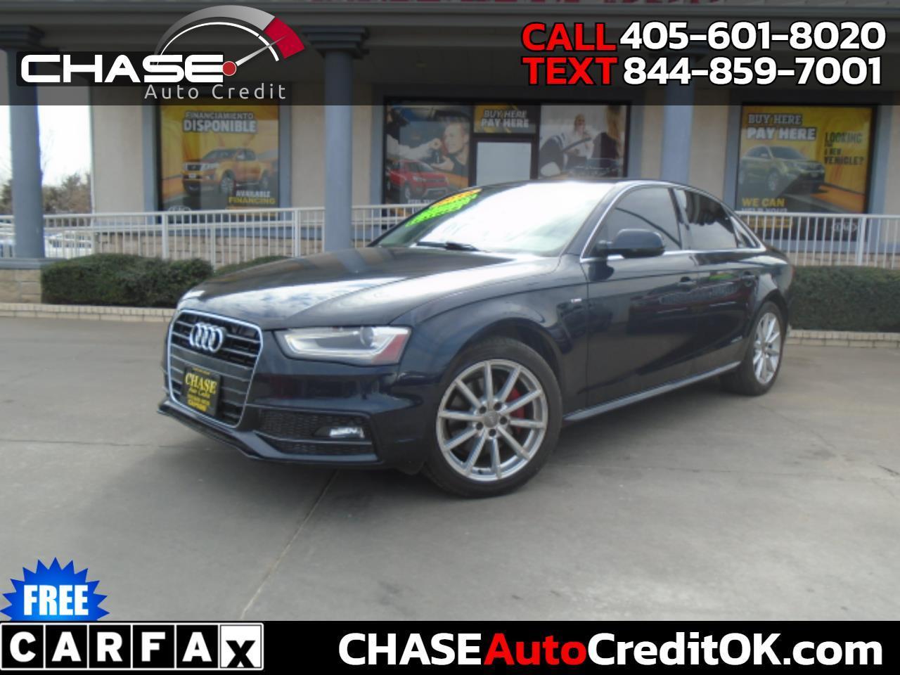 2015 Audi A4 2.0 T Sedan FrontTrak Multitronic