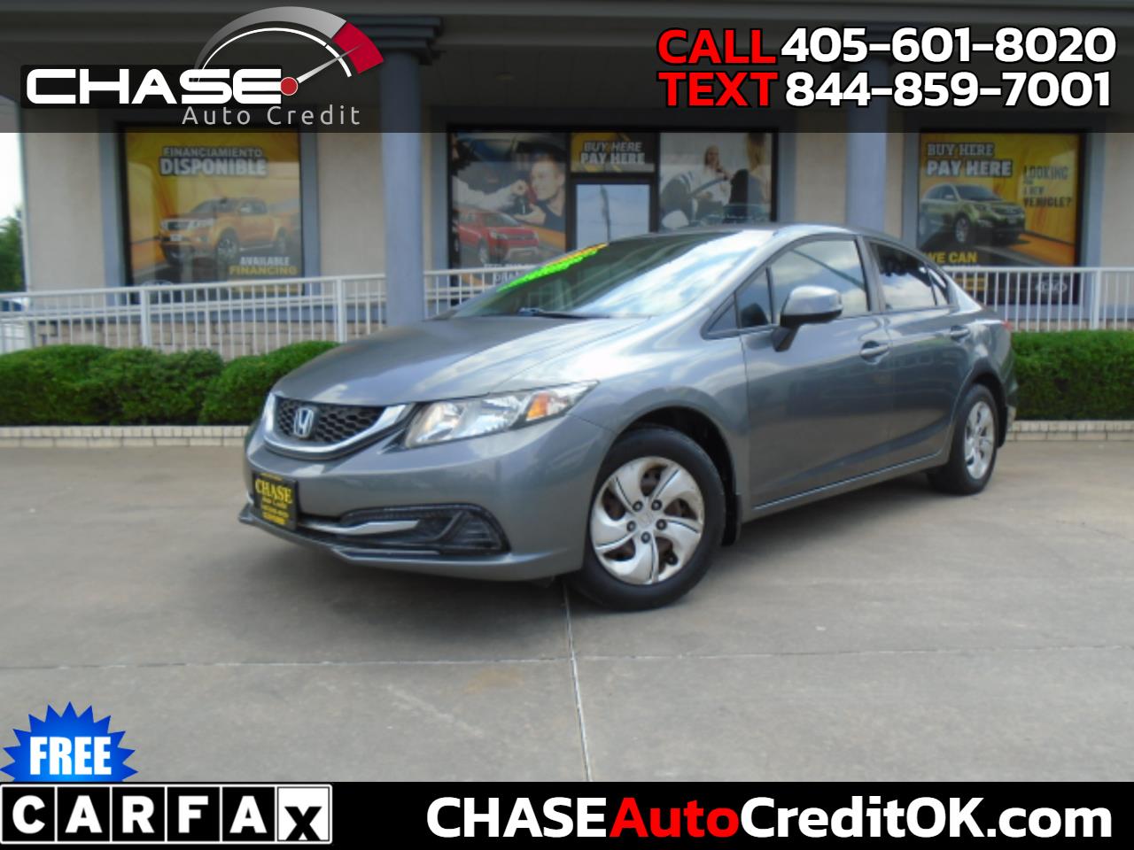 Honda Civic LX Sedan 5-Speed AT 2013