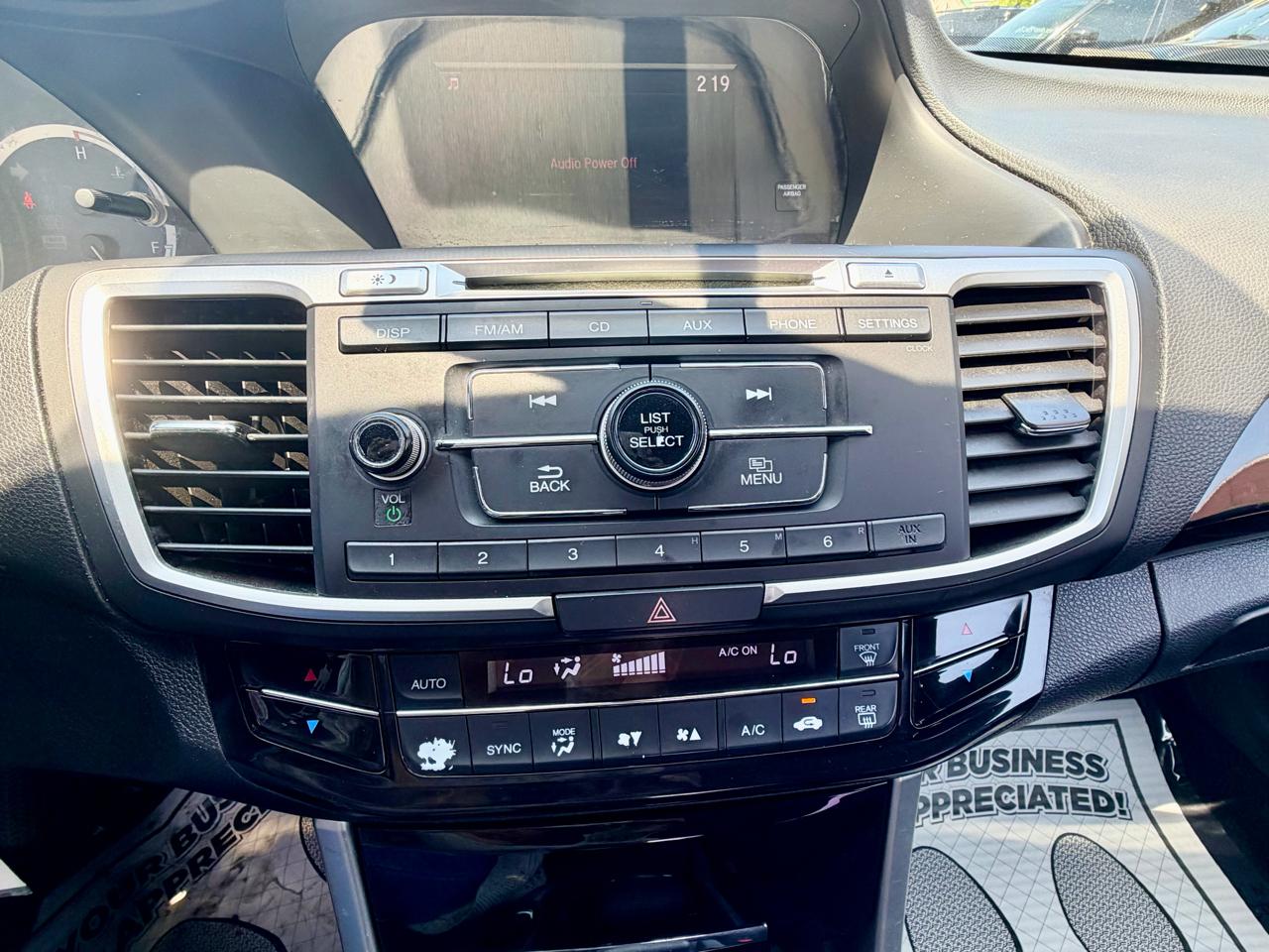 Honda Accord LX Sedan CVT 2016