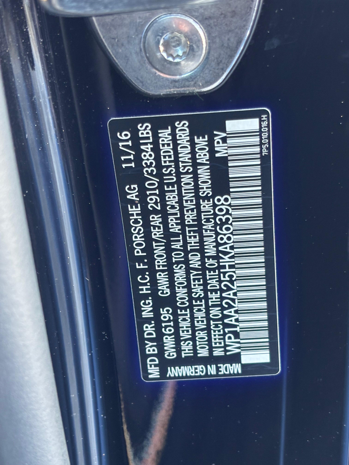 Porsche Cayenne S Platinum Edition AWD 2017