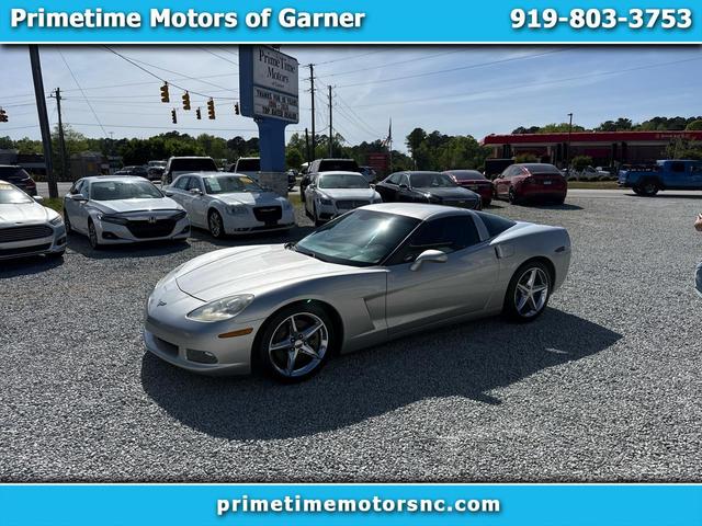 Silver 2005 Chevrolet Corvette Coupe RWD Coupe Rear-Wheel Drive 6-Speed Manual