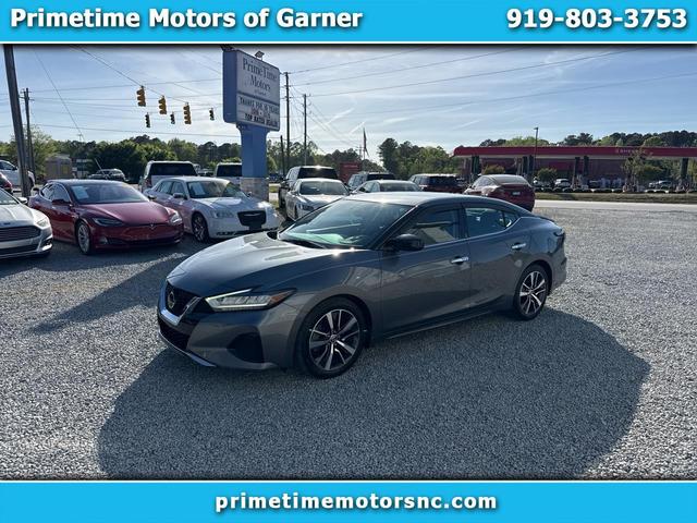 Gray 2019 Nissan Maxima S FWD Sedan Front-Wheel Drive Continuously Variable Transmission