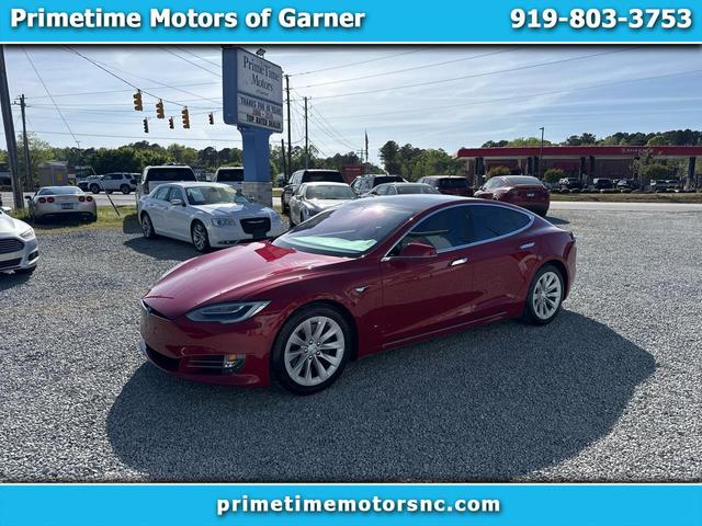 Red 2018 Tesla Model S 100D AWD Sedan All-Wheel Drive Continuously Variable Transmission