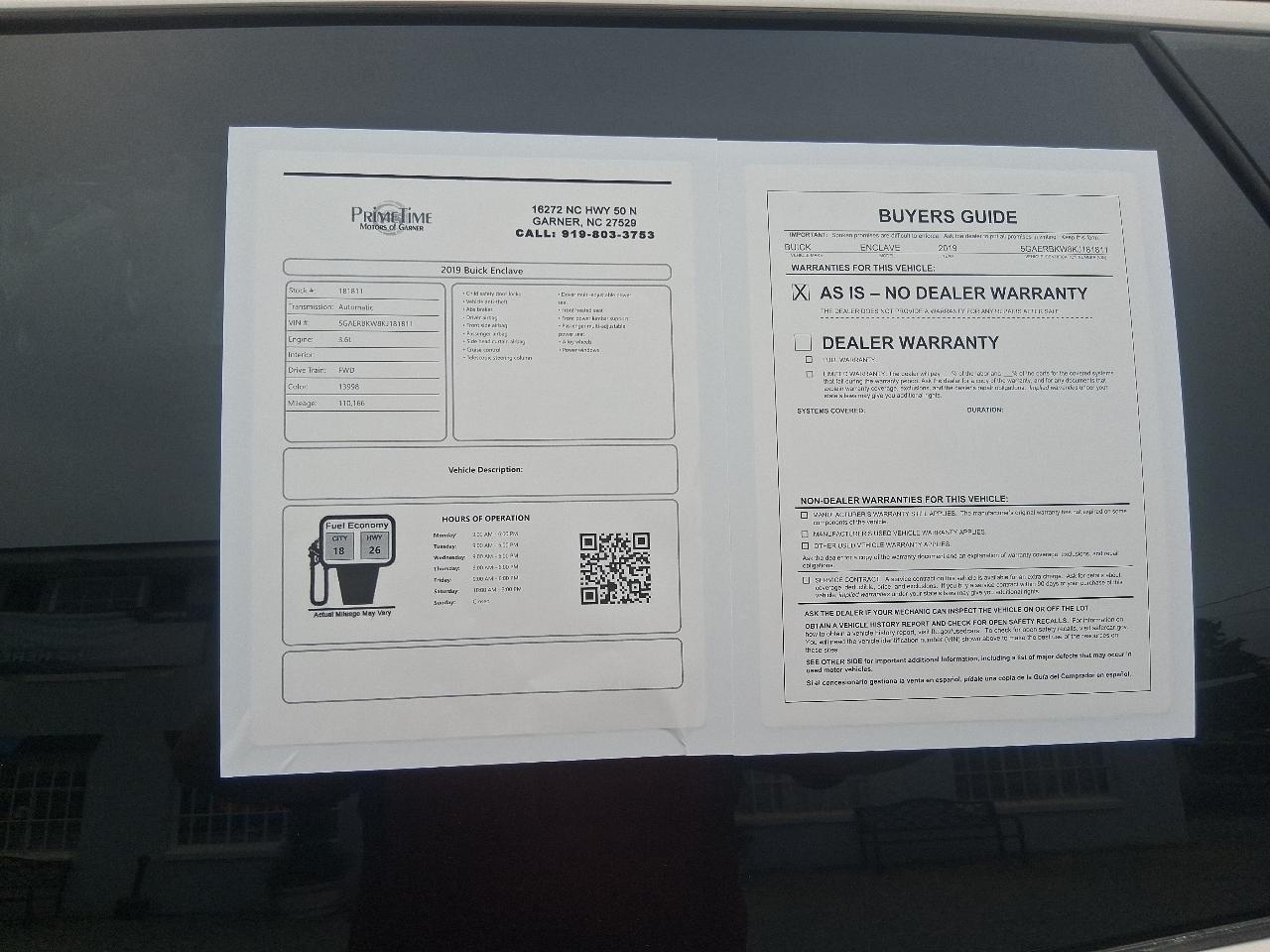 Buick Enclave  2019