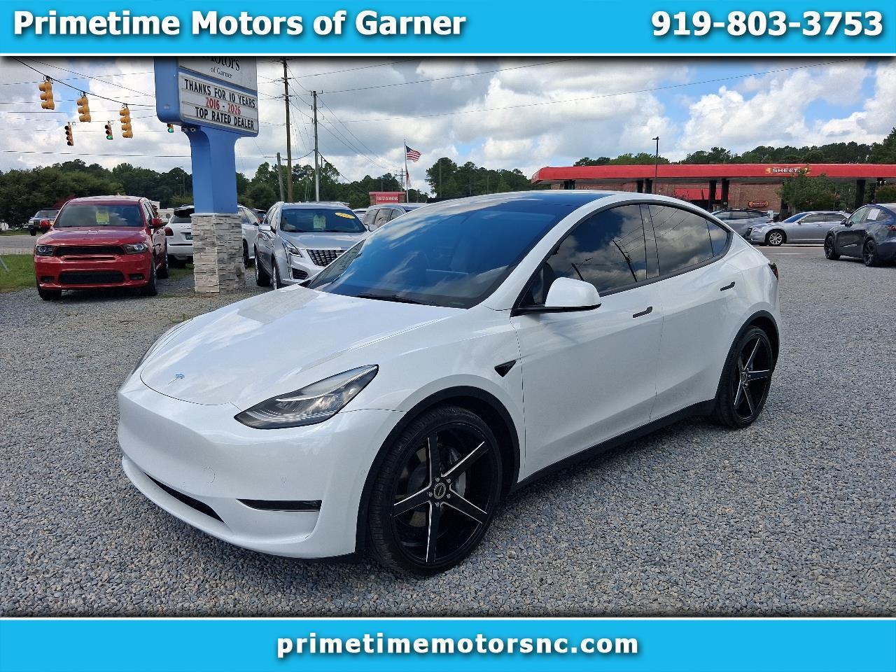White 2021 Tesla Model Y SUV / Crossover All-Wheel Drive Continuously Variable Transmission