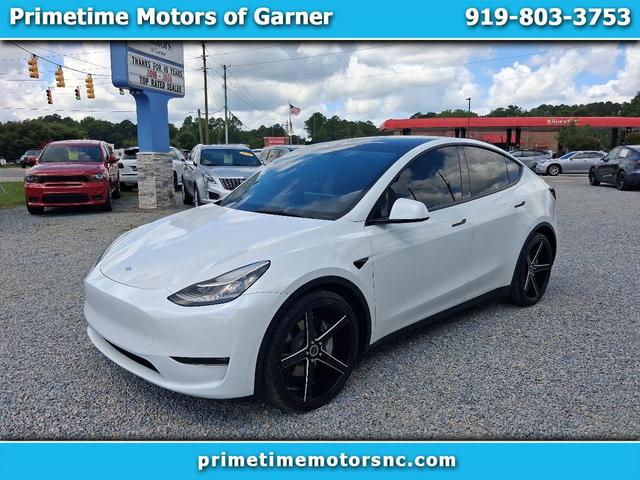 White 2021 Tesla Model Y SUV / Crossover All-Wheel Drive Continuously Variable Transmission