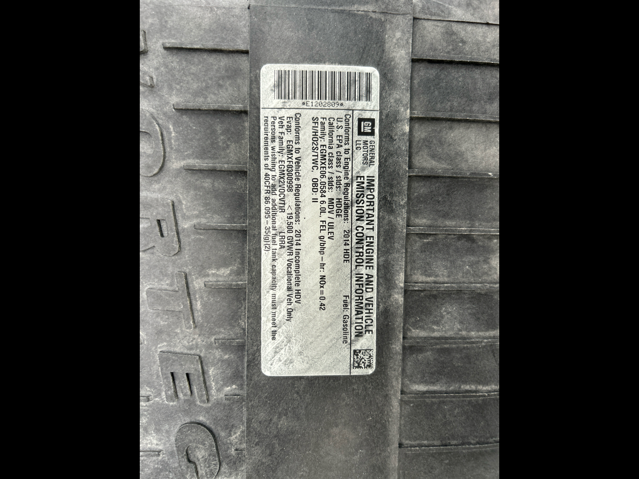 2014 Chevrolet Express G3500